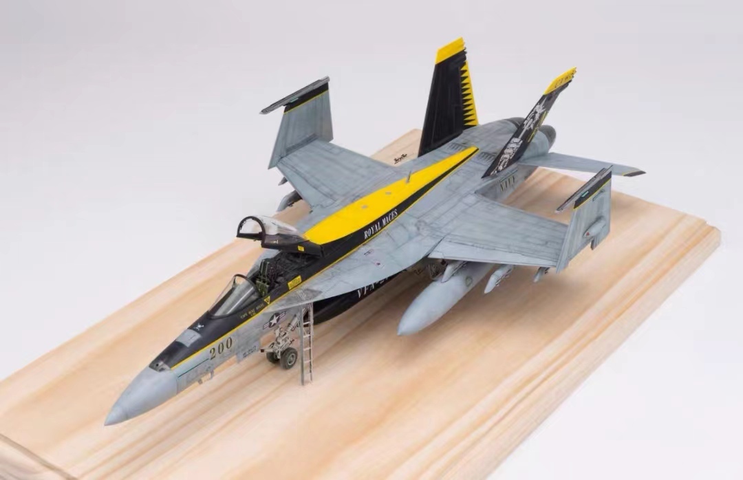 1/48 America navy F/A-18E construction painted final product 