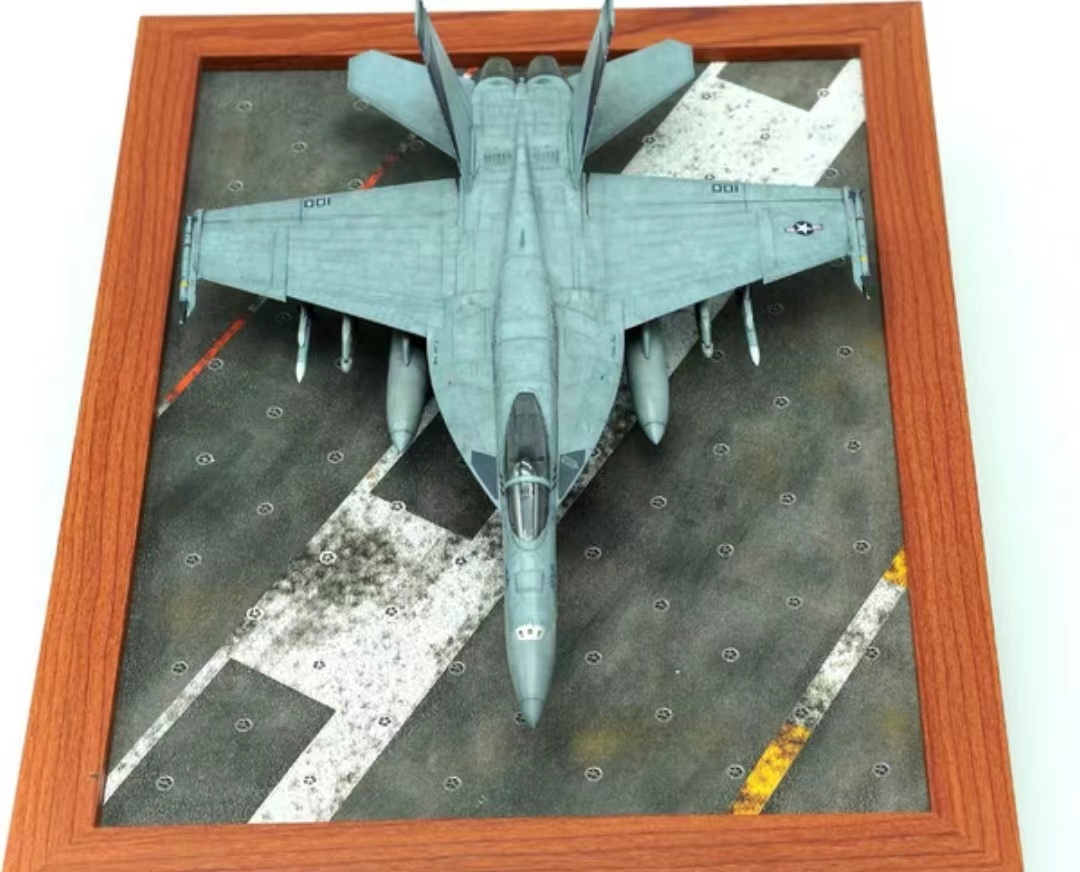 1/72 America navy F/A-18E construction painted final product 