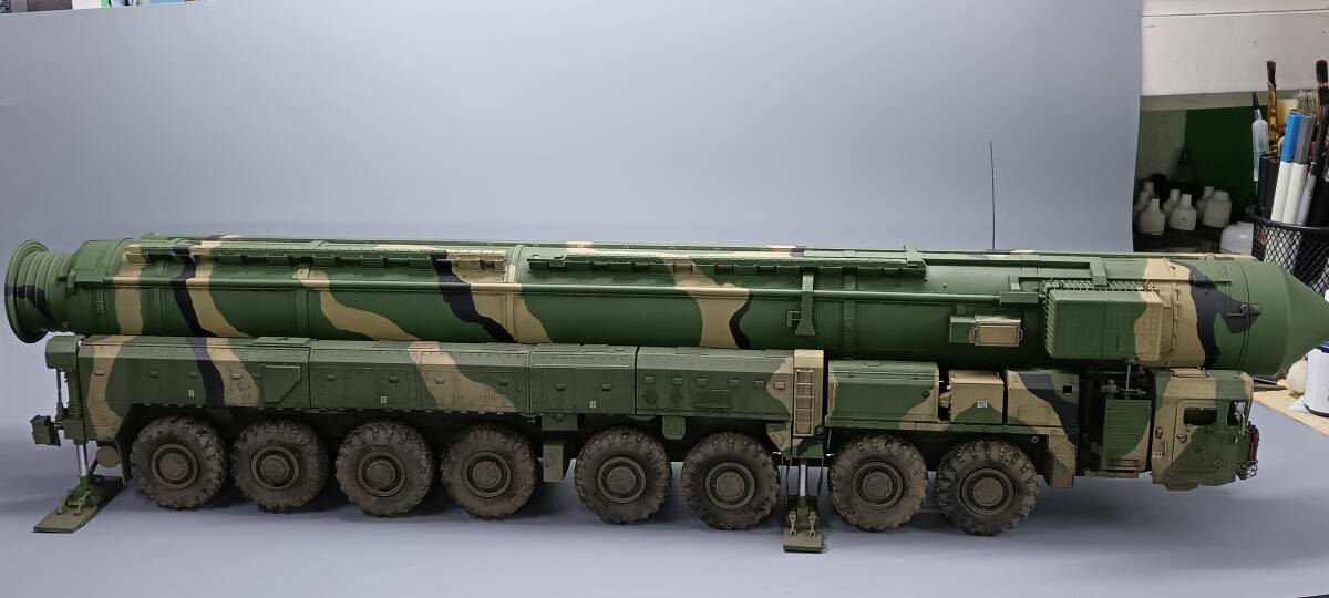 1/35 ロシア軍 大陸間弾道 ミサイル トーポリM 組立塗装済完成品_画像2