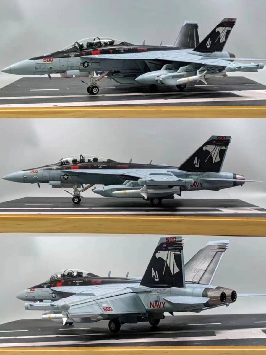 1/48 アメリカ海軍 EA-18G グラウラー電子戦機 組立塗装済完成品_画像3