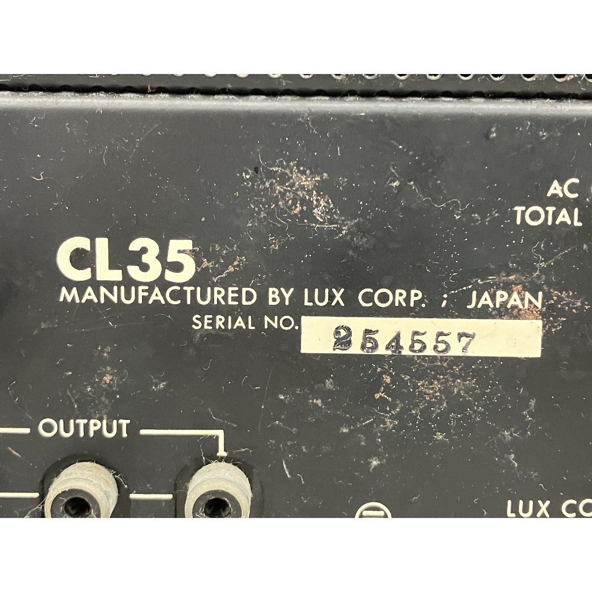 【動作保証】LUXMAN CL35 真空管 コントロール アンプ オーディオ 音響機材 ラックスマン 中古 S8873818_画像10