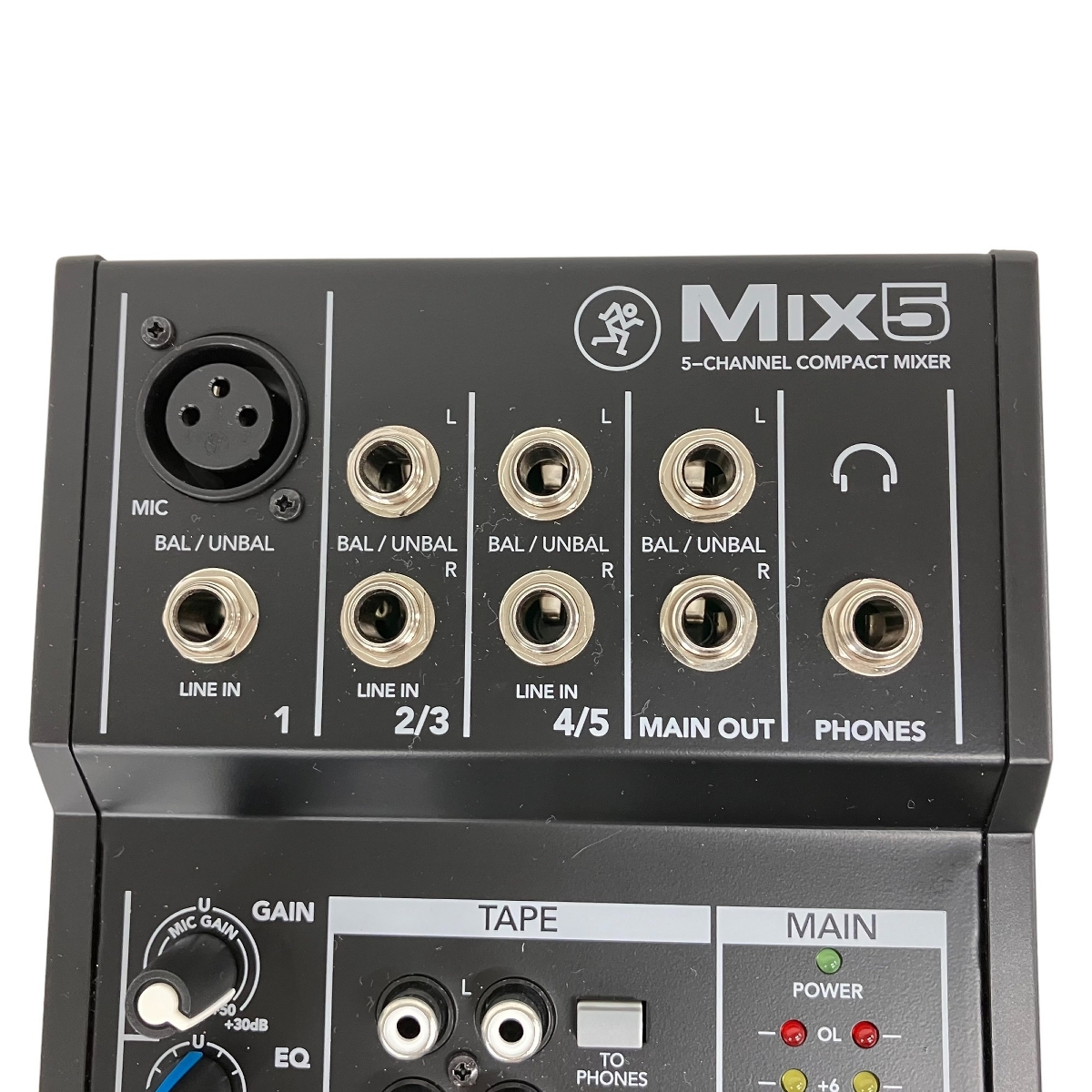 【動作保証】MACKIE マッキー MIX5 5-CHANNEL COMPACT MIXER アナログミキサー 楽器機材 中古 美品 K8872444_画像6