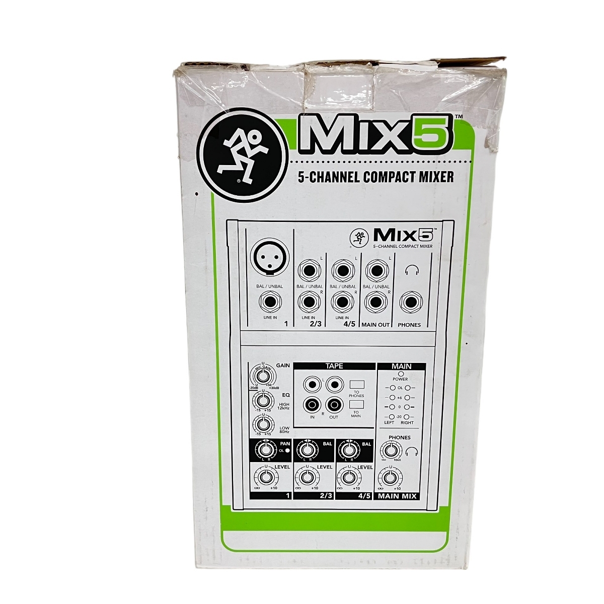 【動作保証】MACKIE マッキー MIX5 5-CHANNEL COMPACT MIXER アナログミキサー 楽器機材 中古 美品 K8872444_画像3