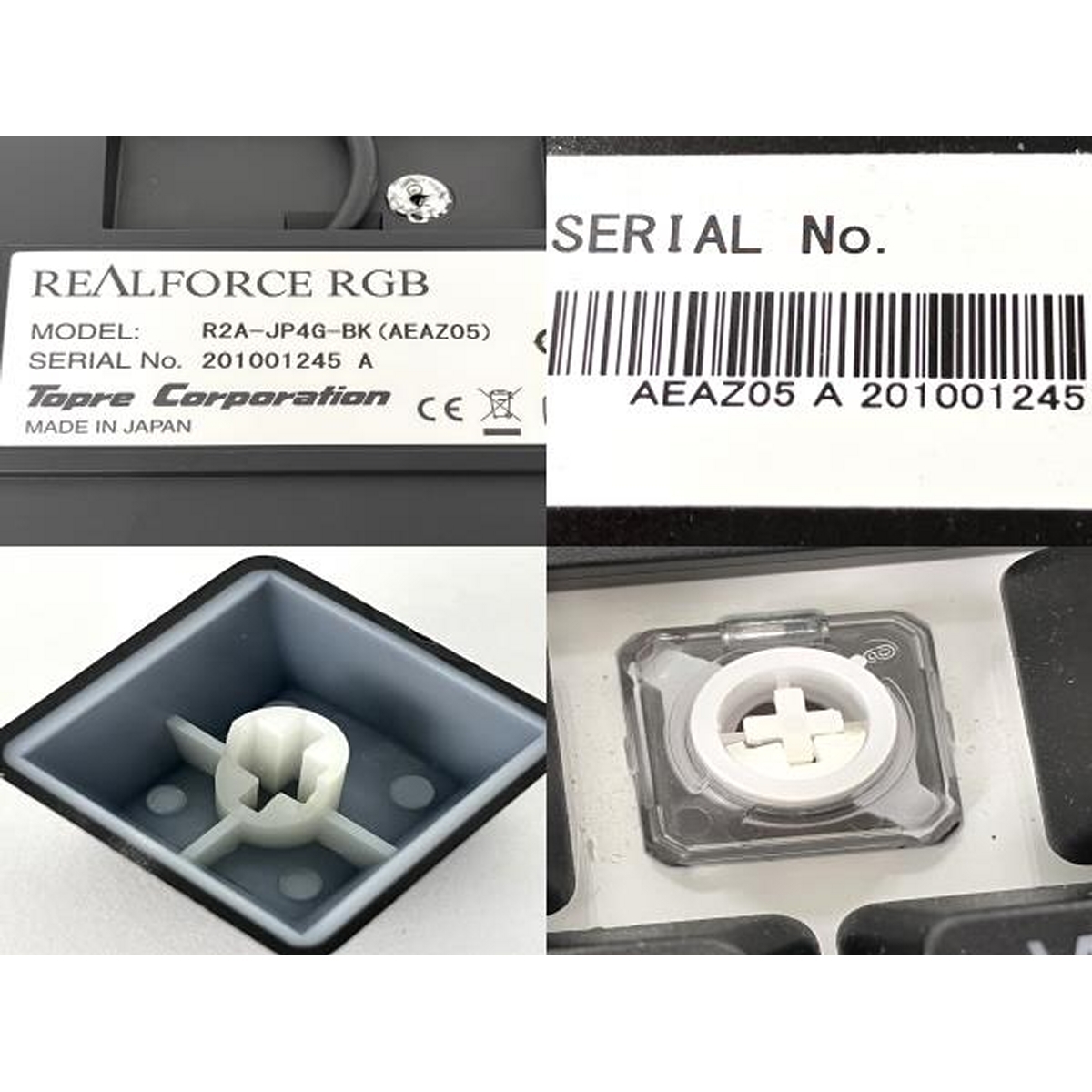 【動作保証】 Topre Corporation R2A-JP4G-BK REALFORCE RGB キーボード 中古 Y8828520_画像10