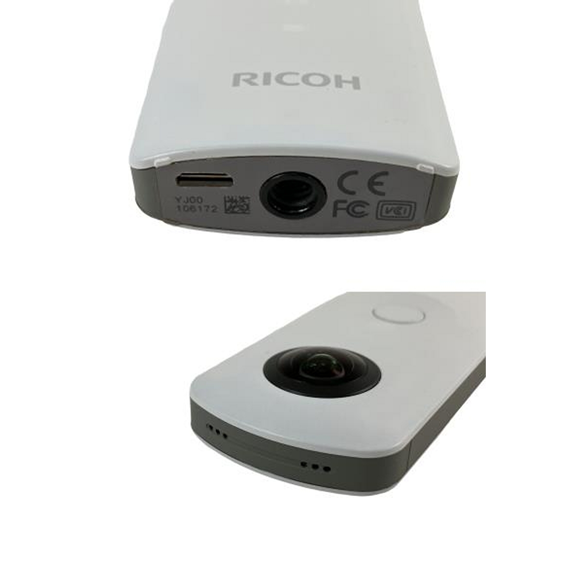 【動作保証】RICOH THETA SC 全天球カメラ 360度 ホワイト リコー シータ 訳有 N8872976_画像9