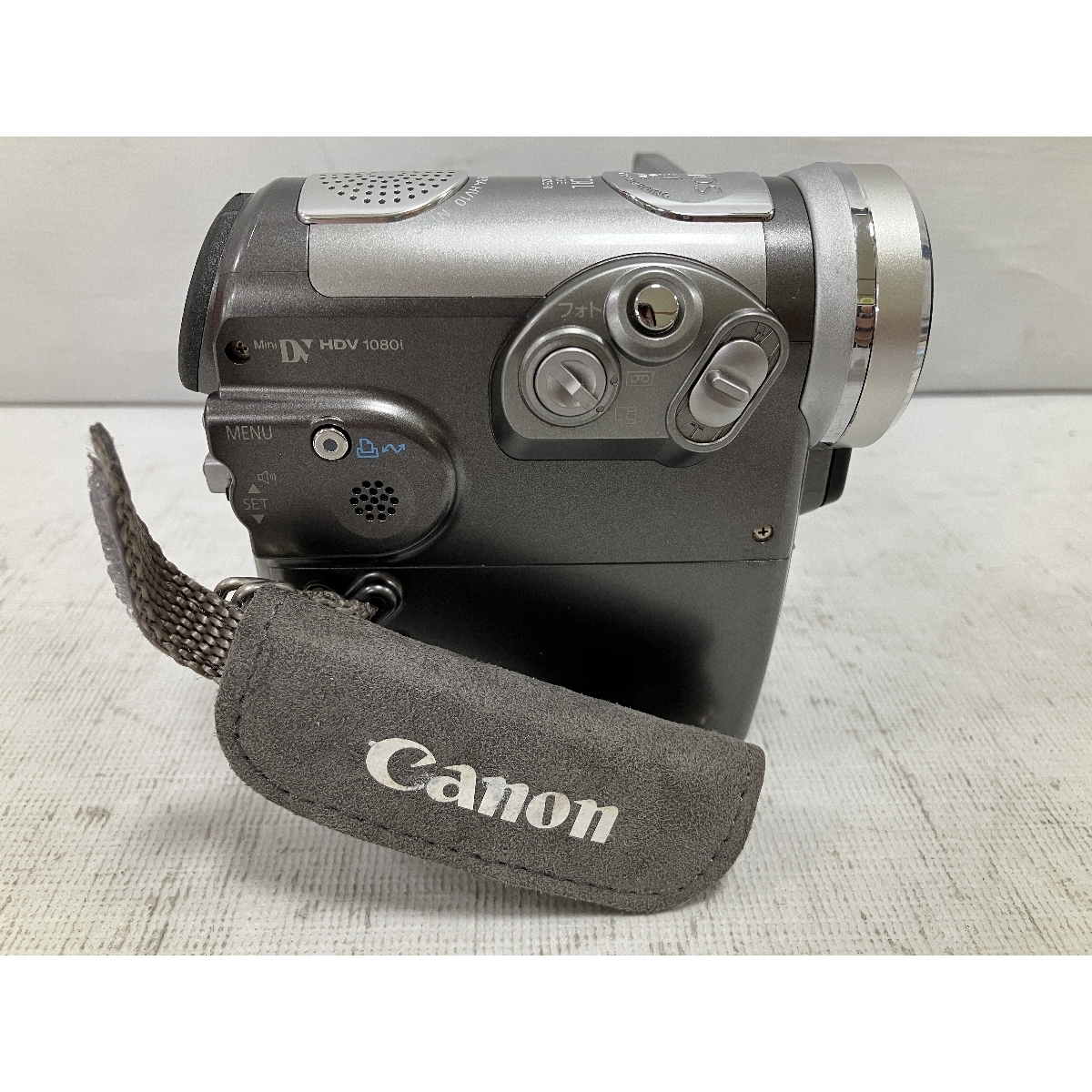 Canon iVIS HV10 HD デジタルビデオカメラ グラナイトブラック 2006年製 カメラ ジャンク H8853852_画像7