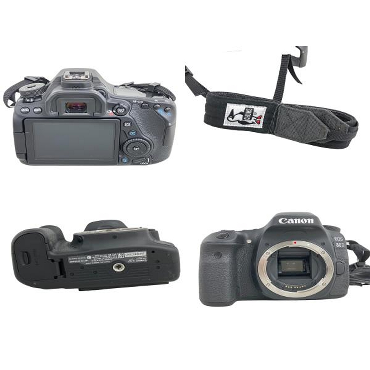 【動作保証】Canon キャノン EOS 80D ダブルズームキット EF-S 18-55mm F3.5-5.6 EF-S 55-250mm F4-5.6 一眼レフ カメラ 中古 K8861366_画像7