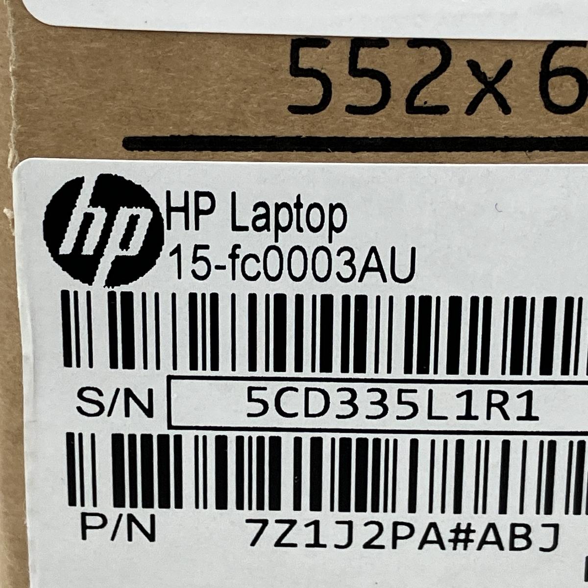 【動作保証】 HP Laptop 15-fc0003AU ノートパソコン 15.6インチ Ryzen 5 7530U 16GB SSD 512GB Win11 PC 未使用 M8840019_画像2