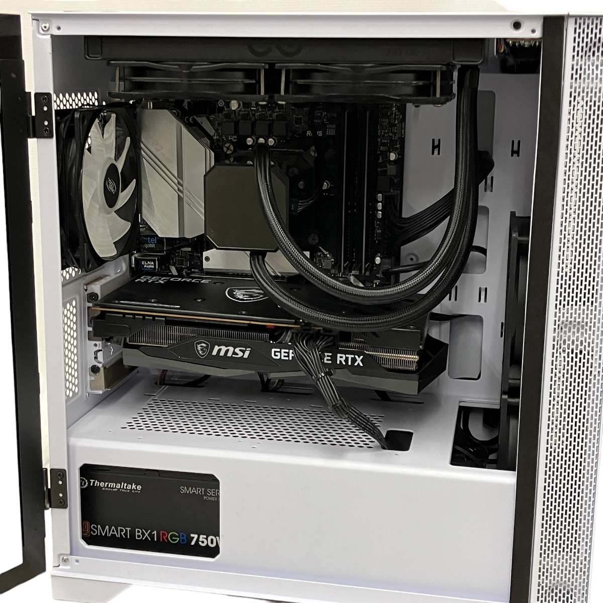 【動作保証】自作パソコン サーマルテイク デスクトップ i7-8700K 16GB HDD 2TB SSD 500GB RTX 3060 OS無 中古 M8834826_画像2