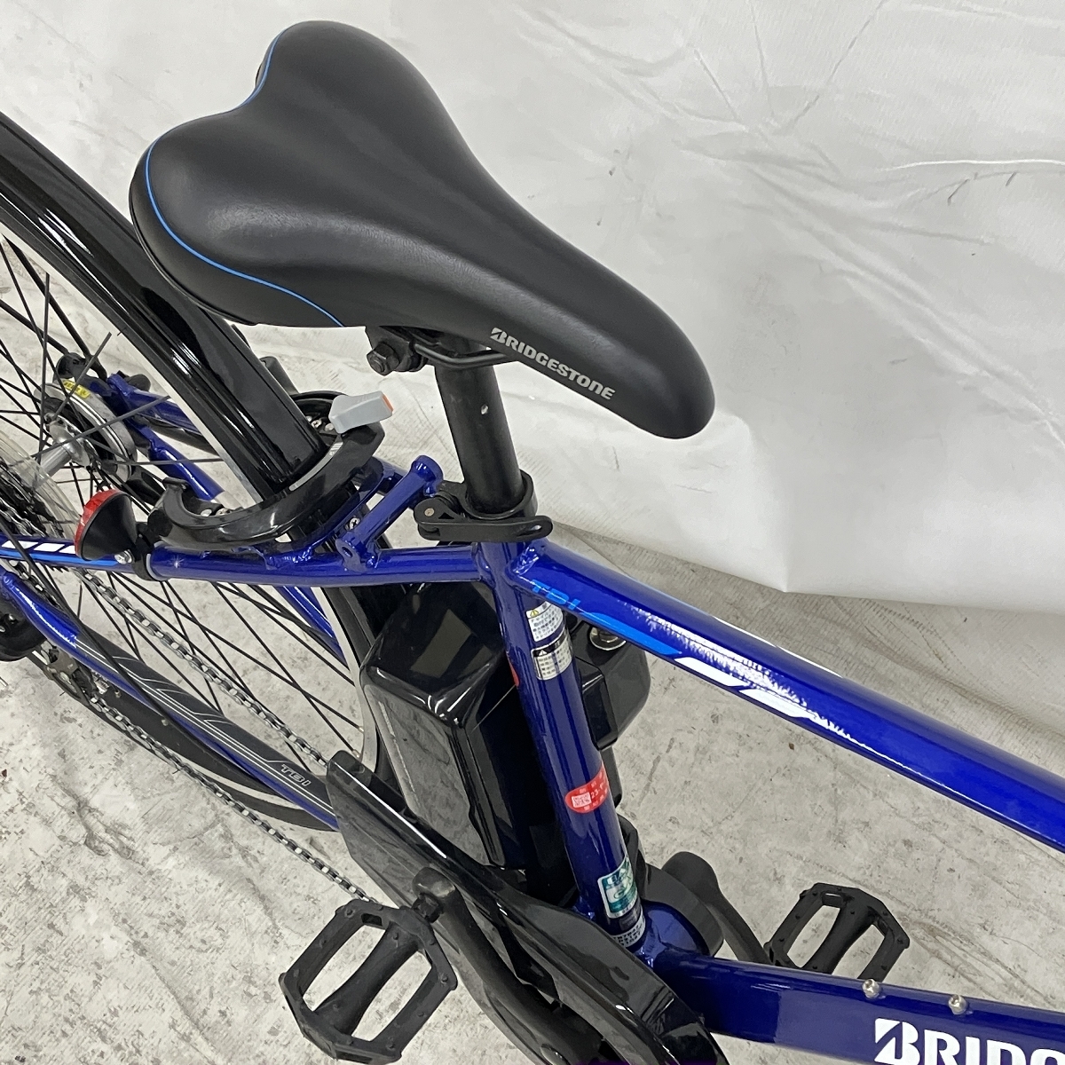 【動作保証】BRIDGESTONE TB1e TB7B42 電動アシスト自転車 27インチ ブリヂストン 中古 楽 N8867443_画像4