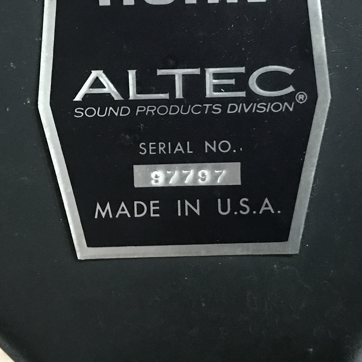 【動作保証】 ALTEC 511B HORN ホーン ペア スピーカー アルテック 音響機材 中古 F8863641_画像9