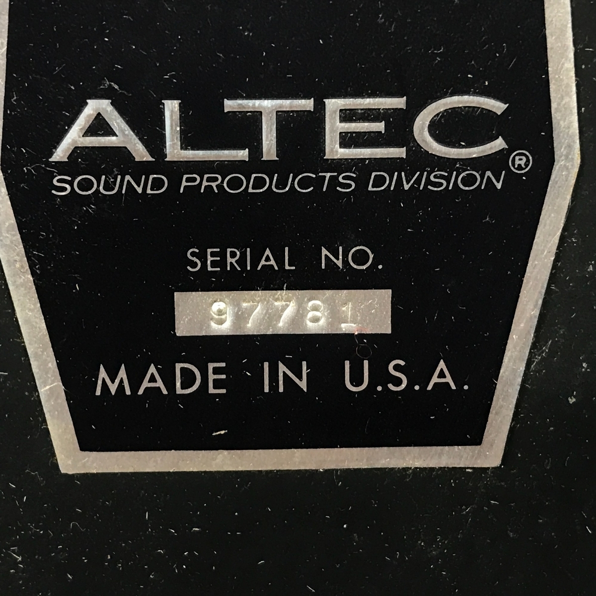 【動作保証】 ALTEC 511B HORN ホーン ペア スピーカー アルテック 音響機材 中古 F8863641_画像8