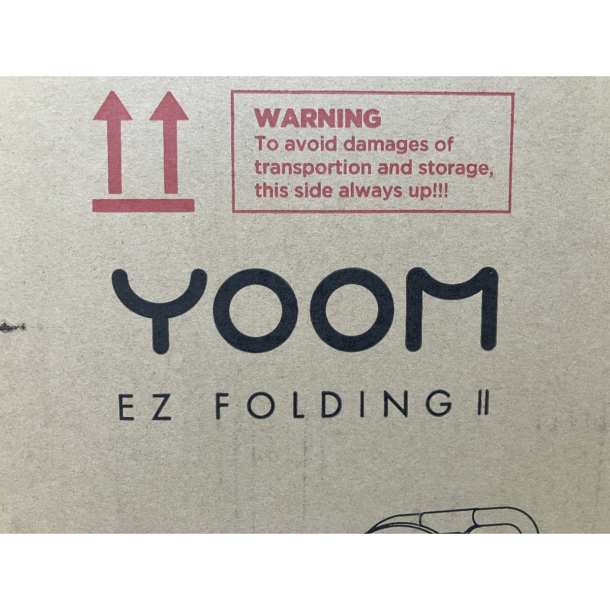[ гарантия работы ]YOOM EZ FOLDING 2 коляска детский товар легкий удерживание 2 не использовался O8870693
