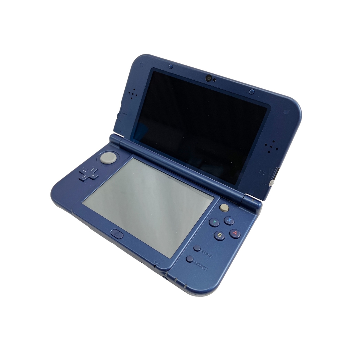 【動作保証】任天堂 new NINTENDO 3DS LL メタリックブルー RED-001 本体 ゲーム機 中古 W8861930_画像1