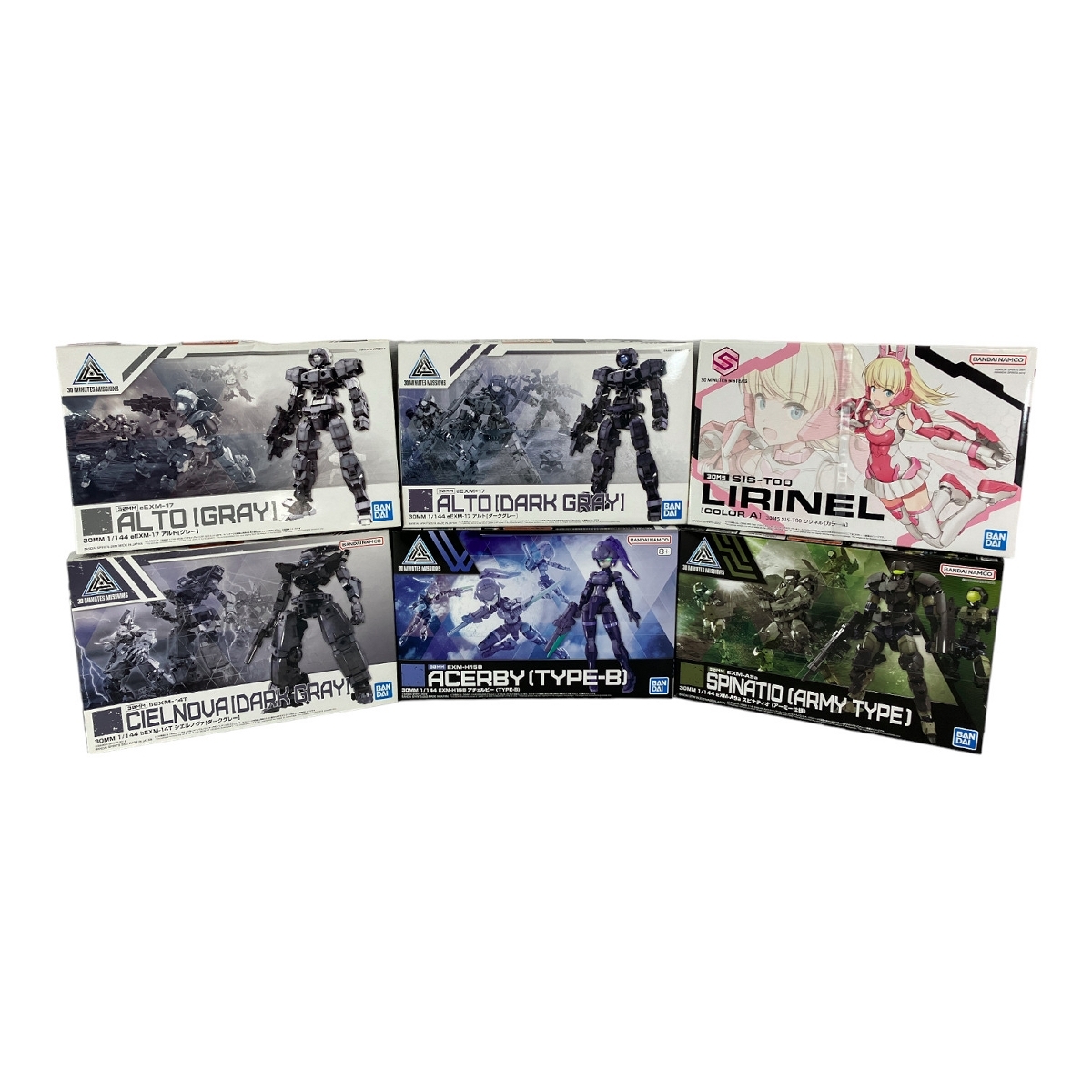 BANDAI 30MM/MS リリネル カラーA,アルト,シエルノヴァ,アチェルビー,スピナティオ 6点 未組立 プラモ 中古 美品 N8893309 - その他 BANDAI 30MM/MS リリネル カラーA,アルト,シエルノヴァ,アチェルビー,スピナティオ 6点 未組立 プラモ 中古 美品 N8893309 - その他