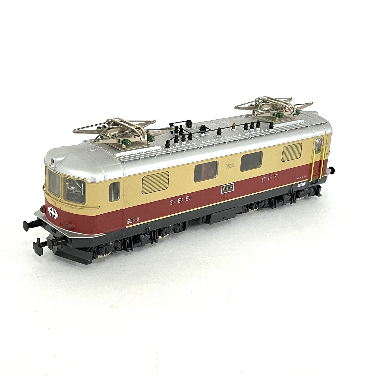 通販でクリスマス CFF SBB 10035 詳細不明 電気機関車 HOジャンク 鉄道模型 機関車