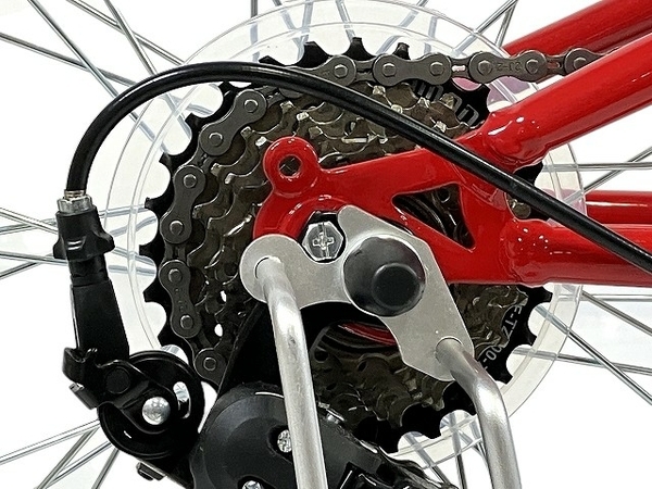 【引取限定】【動作保証】 KCD Switzsport 26インチ 外装7段 折畳自転車 ATBタイプ 自転車 中古 美品 直 T8807695_画像8