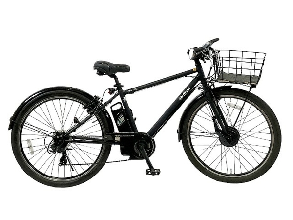 [ pickup limitation ][ operation guarantee ] PELTECH TDA-712L electric assist cross bike e-BIKE 8Ah 27.5 -inch exterior 7 step black used direct T8795672
