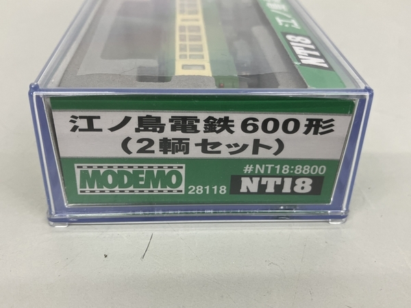 MODEMO モデモ NT18 江ノ島電鉄 600形 2輌セット Nゲージ 鉄道模型 中古 美品 K8812334の画像3