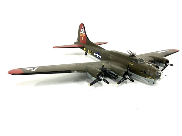 ハセガワ 1/48 B-17G フライング フォートレス 組立済 約66cm×47cm ジャンク B8749229_画像2