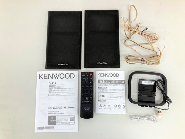 KENWOOD R-K515 コンパクトハイファイシステム 2019年製 ミニコンポ リモコン付 中古 K8769931_画像2