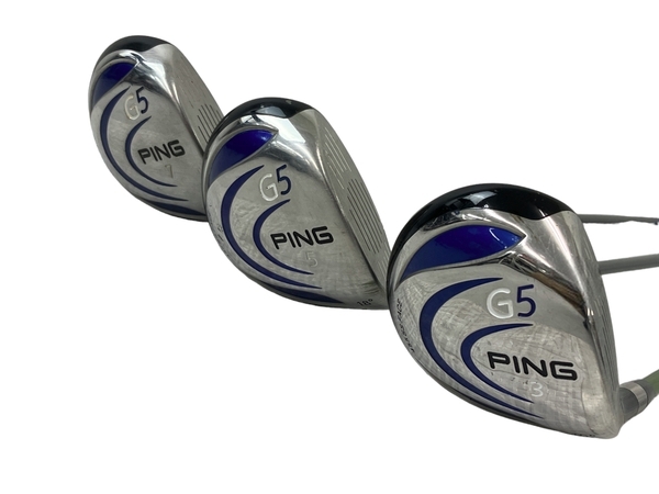 PING G5 3W15°/5W18°/7W21° 3本セット ゴルフ フェアウェイウッド ピン 中古 N8821230_画像2