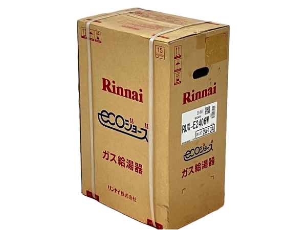 【動作保証】Rinnai RUX-E2406W ガス給湯器 都市ガス用 エコジョーズ リンナイ 未使用 N8758131の画像3