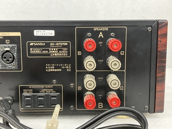 SANSUI AU-α707DR プリメインアンプ 音響機器 オーディオ サンスイ ジャンク S8808935_画像5