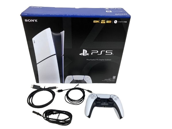 【動作保証】SONY PlayStation 5 Digital Edition CFI-2000 B01 家庭用 ゲーム機 PS5 ソニー 中古 美品 M8822620の画像2