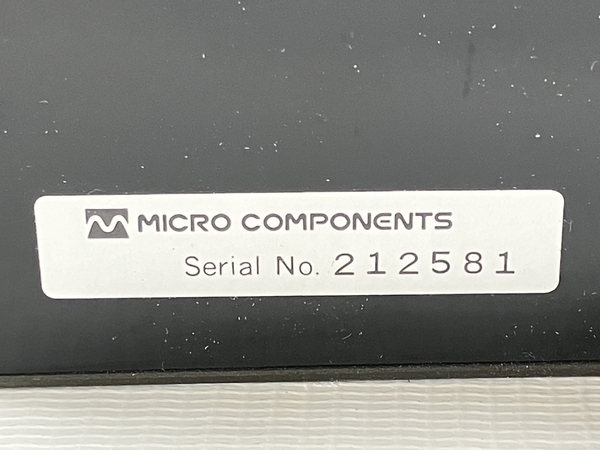 【動作保証】 MICRO COMPONENTS EL-2 真空管 ラインアンプ 音響機材 マイクロコンポーネンツ 中古 W8820643_画像8
