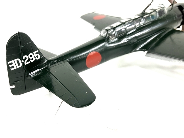 零戦 1/48 ゼロ戦 流星 戦闘機 3D-295 プラモデル 組立塗装済 戦闘機 飛行機 ジャンク B8820587_画像9