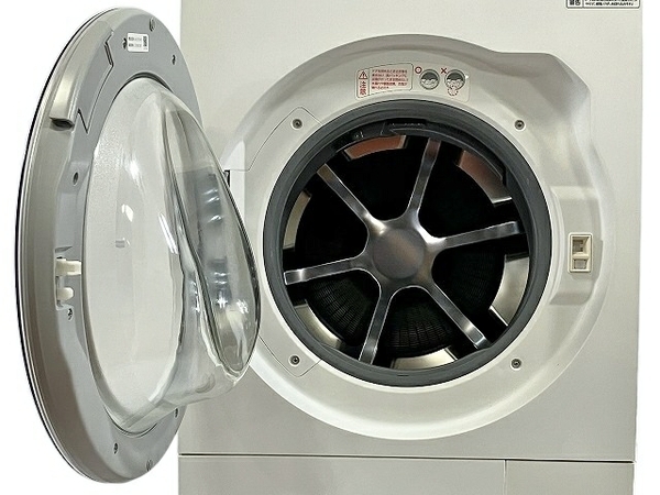 【動作保証】 Panasonic NA-LX127AL ななめ ドラム式 洗濯 乾燥機 洗濯機 12kg 左開き マットホワイト 2022年製 家電 中古 楽 T8795679の画像4