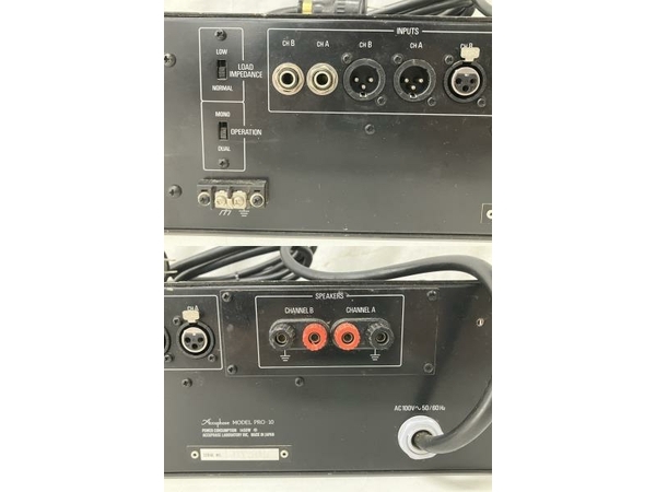 Accuphase PRO-10 アキュフェーズ パワーアンプ デュアルチャンネル PA機材 音響機材 中古 S8610015_画像7