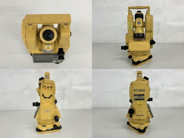 【動作保証】 TOPCON DT-214 デジタル セオドライト 測量機 三脚 セット 電動 工具 DIY 測量 測定 現場 作業 トプコン 中古 K8793697_画像10