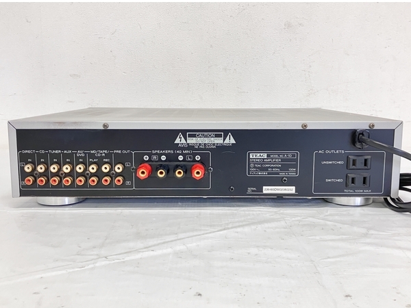 TEAC A-1D インテグレーテッド ステレオ アンプ 音響 機材 ジャンク F8801624の画像2