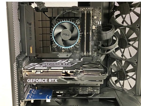 【動作保証】 自作 PC デスクトップ パソコン i7-14700F 32GB SSD 2TB 2TB GeForce RTX 4070 OS無 中古 良好 M8749691_画像7