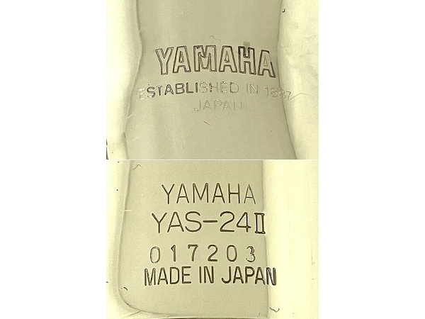 [ operation guarantee ]YAMAHA YAS-24II alto saxophone case attaching wind instruments Yamaha used O8812263