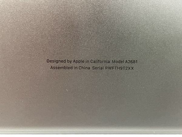【充放電回数 17回】【動作保証】 Apple MacBook Air M2 2022 Z15S001ET ノート PC 16GB SSD 512GB 13.6インチ Ventura 中古 美品 T8734789の画像9