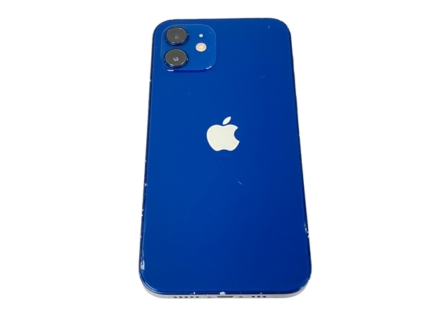 【動作保証】 Apple iPhone 12 MGHR3J/A 6.06インチ スマートフォン 64GB docomo ブルー 訳有 T8784373_画像1