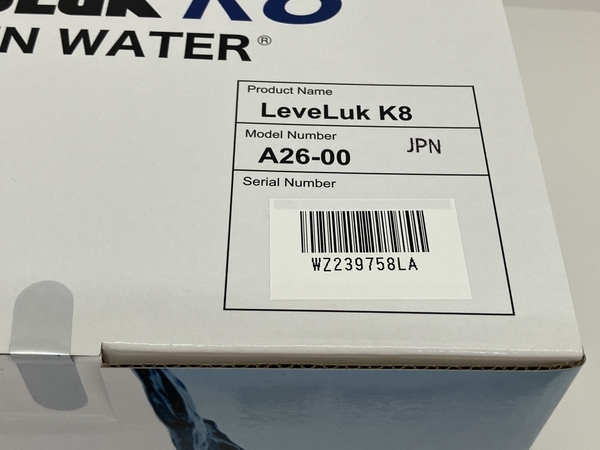 【動作保証】 Enagic Leveluk K8 A26-00 浄水器 連続式電解水生成器 カンゲンウォーター 還元水 未開封 未使用 Z8775585の画像6