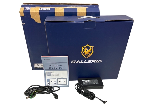 【動作保証】 Thirdwave GALLERIA XL7C-R45 ゲーミング ノート PC i7 13700H 14Core 16GB SSD 512GB RTX 4050 Win 11 中古 美品 T8766457の画像2