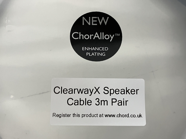 【動作保証】ClearwayX Speaker Cable 3m 音響ケーブル オーディオ 未使用 S8810816_画像5