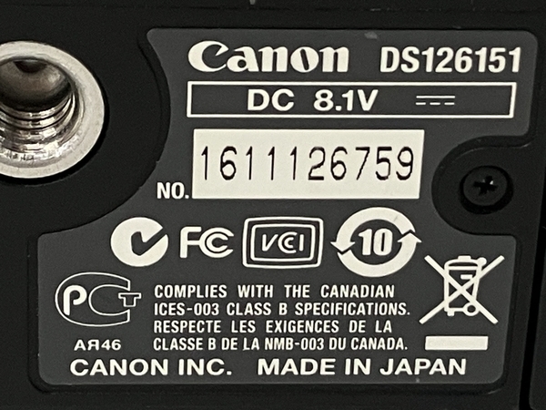 【動作保証】canon EOS KISS Digital x 一眼レフカメラ ダブルズームキット キャノン 中古 S8790153_画像5