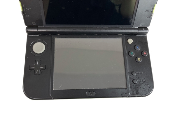 【動作保証】任天堂 RED-001 new NINTENDO 3DSLL ライムブラック 本体のみ ニンテンドー ゲーム機 中古 N8790381の画像3