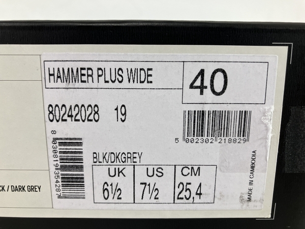 Northwave Hammer Plus Wide ビンディングシューズ 黒 25.4cm 中古 良好 N8819992の画像7