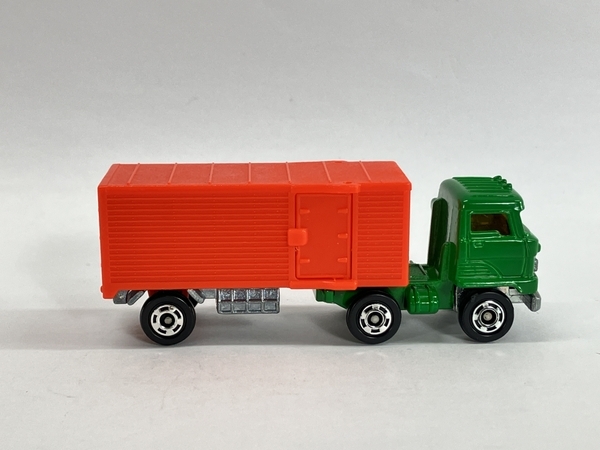 【動作保証】TOMY TOMICA 24 黒箱 日野 セミトレーラ パネルバン 緑ヘッド オレンジ荷台 トミカ 中古 W8828753_画像6