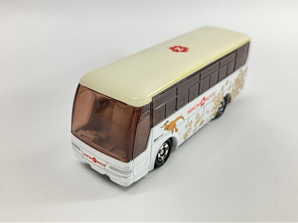 【動作保証】TOMY TOMICA 日本交通観光バス MITSUBISHI FUSO AERO QUEEN トミカ 中古 W8827436_画像1