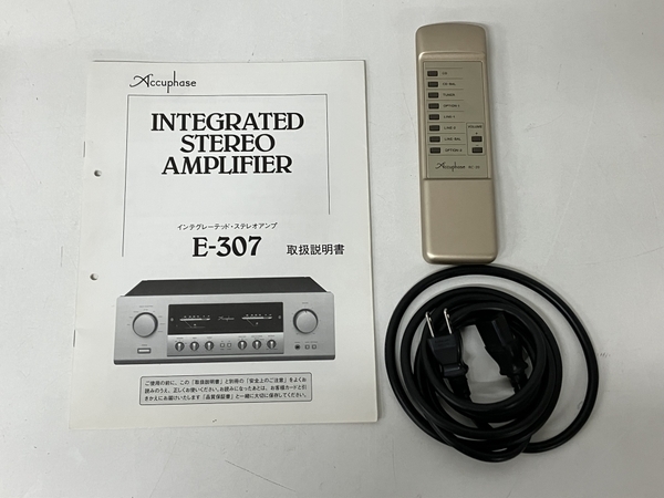 【動作保証】 Accuphase E-307 インテグレーテッド ステレオ プリメイン アンプ リモコン 箱付き オーディオ 音響 機材 中古 S8756995_画像2