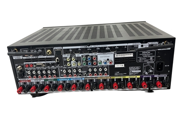 【動作保証】DENON AVR-X4500H AVアンプ 2019年製 デノン 音響機器 中古 N8827690_画像5