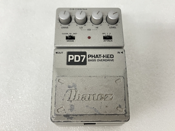 【動作保証】Ibanez PD7 PHAT-HED BASS OVERDRIVE エフェクター 音響機材 中古 S8812174_画像2